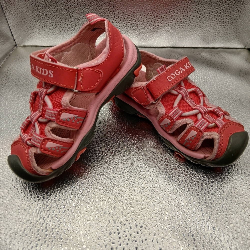 Coga Kids Pink Water Sandals with Rugged Design Kids Siz9